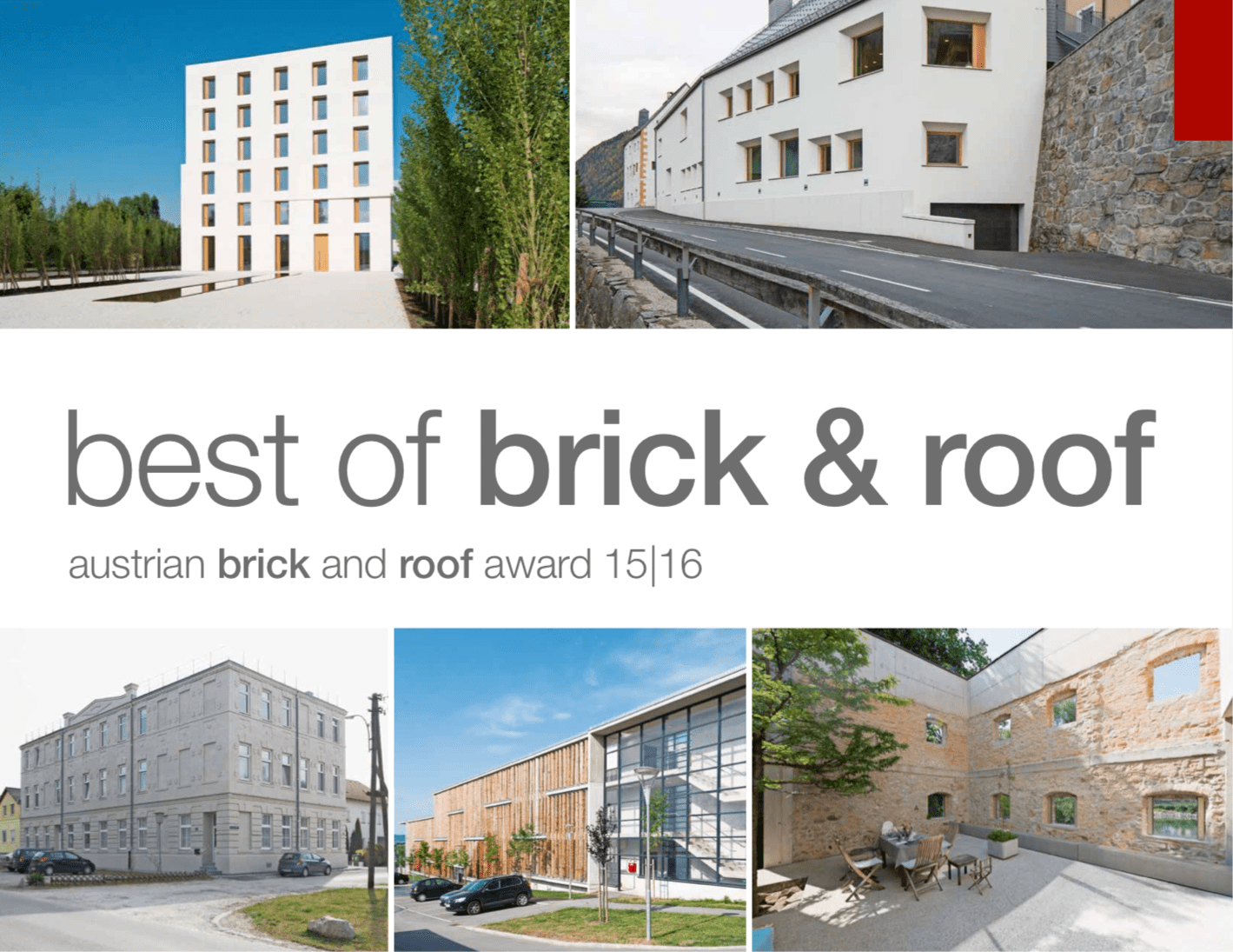 best of brick & roof - austrian brick and roof award 15/16